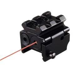 Mira Laser Com Ponto Vermelho Trilho Picatinny 20mm Airsoft