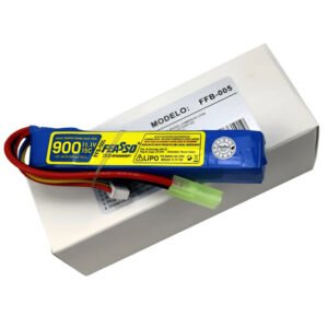 Bateria Airsoft 3s 900mah (15c) 11.1v Feasso Aeg Rifle
