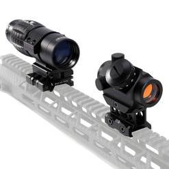 Kit Red Dot Magnifer 3x Sight Mira 1x20 Airsoft Aeg Rifle
