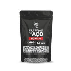Esfera Metal Airgun Aço Níquel 4.5mm 1000 Unidades