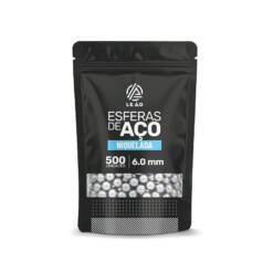 Esfera Metal Aço Níquel 6mm 500 unidades
