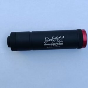 Silenciador Tapa Cano Airsoft Aeg Rifle Drex 126 x 34mm