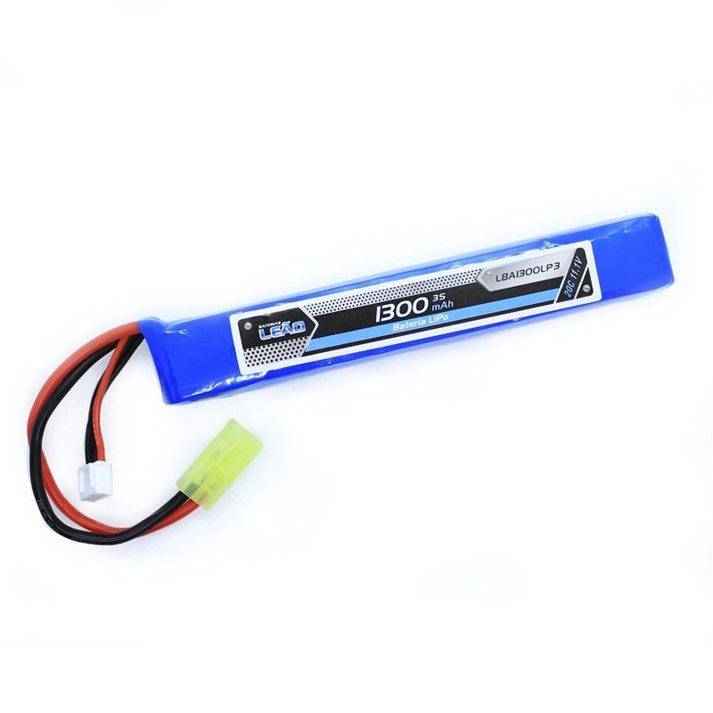 Bateria Airsoft Lipo 3s 1300mah 11.1v 20c Aeg (1 Pack)