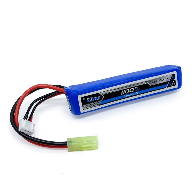 Bateria Lipo Airsoft 3s 11.1V 1100mAh Aeg 20C 40C
