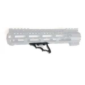 Grip Triângulo Angular Tático Mlok Cnc Anodizado Metal Preto