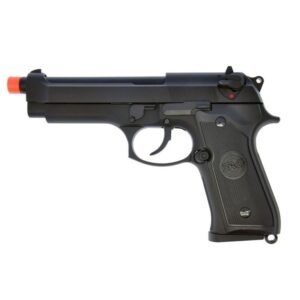 Pistola SRC GBB SR-92 Full Metal Green Gás Preta