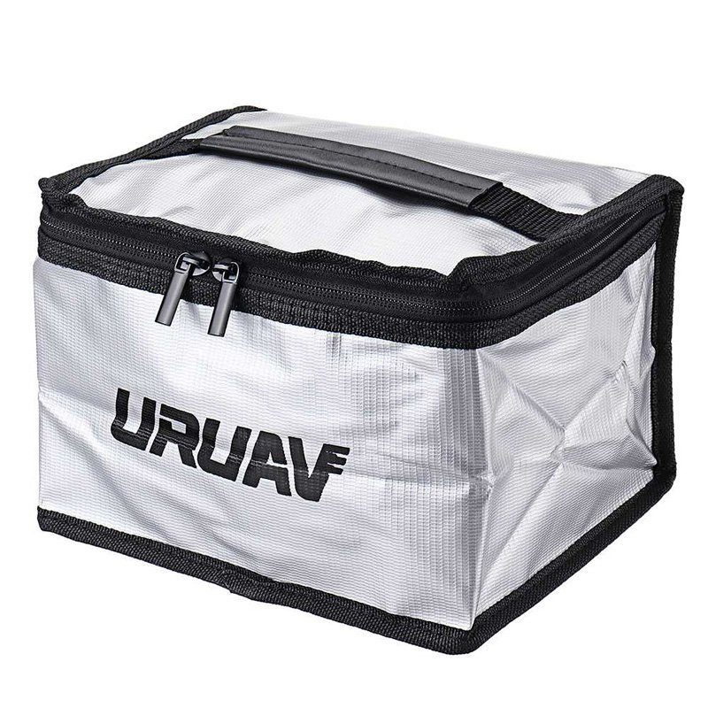 Saco Bateria Seguro LiPo Bateria Prova de Fogo Uruav Cinza