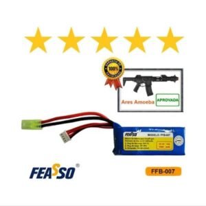 Bateria Airsoft 3s 11.1v 1300mah Para Amoeba Ffb