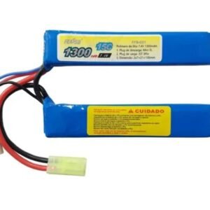 Bateria Lipo Airsoft 1300mah 2s 7.4v 15c Aeg Feasso Ffb-021