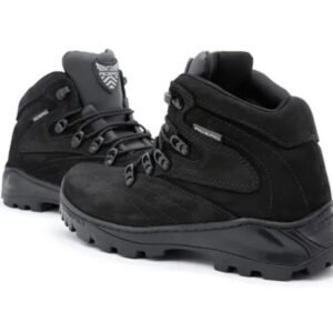 Coturno Gripen Acero Bota Tática Militar Preto