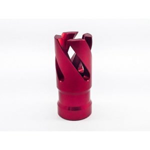 Flash Hider Airsoft Aeg Metal Rosca Esquerda Tipo 8