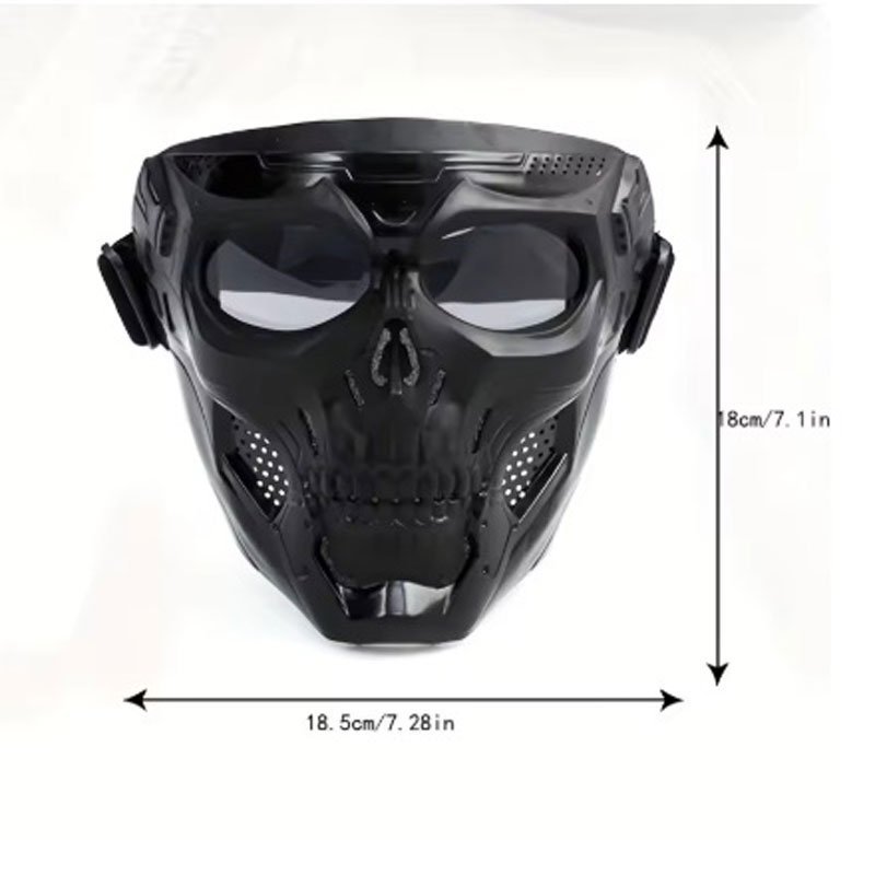 Máscara Tático Crânio Airsoft Confortavel - Imagem 3