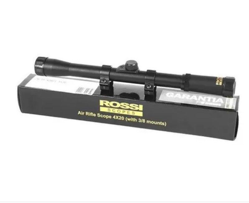 Luneta Rossi 4x20 Carabina Trilho 11mm Gamo Cbc - Imagem 3