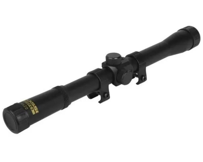 Luneta Rossi 4x20 Carabina Trilho 11mm Gamo Cbc - Imagem 2