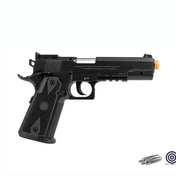 Airsoft Pistola Wingun 1911 Special Metal Co2 - Imagem 3