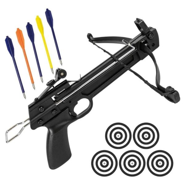 Balestra Rossi Mk-50a1 50 Lbs Besta Pistola Recurva Preta - Imagem 2
