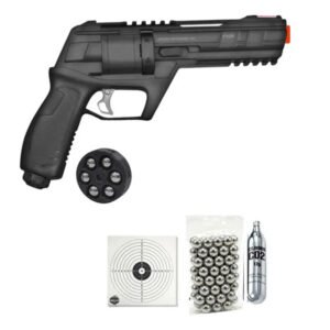 Pistola Defender 12.7 Fxr/artemis Cp300 + Esferas Co2 Alvos