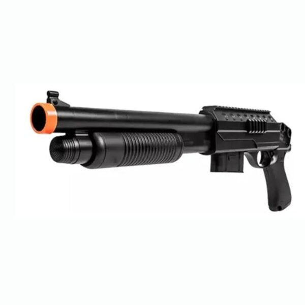 Airsoft Shotgun Pump Short De Mola 6 Mm Sping - Imagem 2