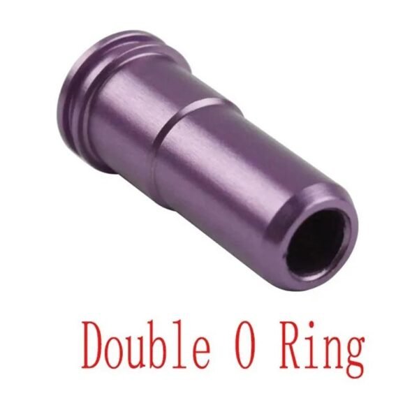 Air Nozzle Ak Airsoft Aeg Cnc Aluminum Double O-ring - Imagem 2
