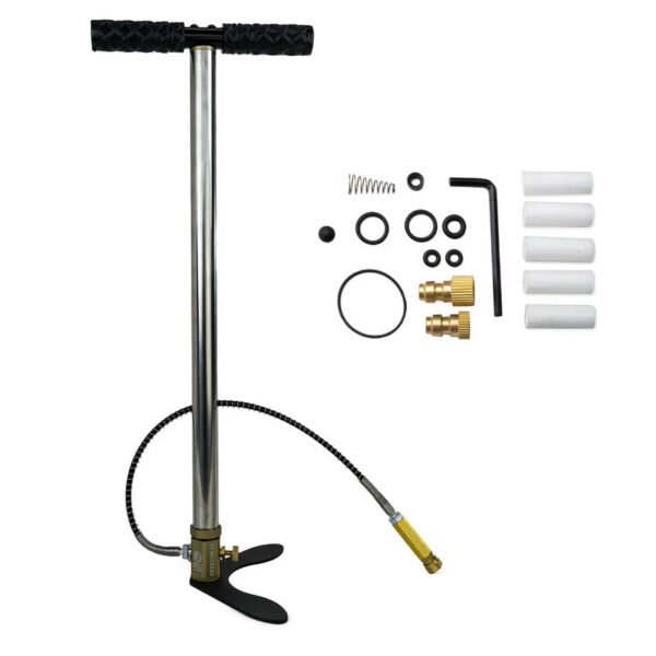 Bomba Pneumática Manual Pcp Rossi 2020 Pcp 250bar Prateado