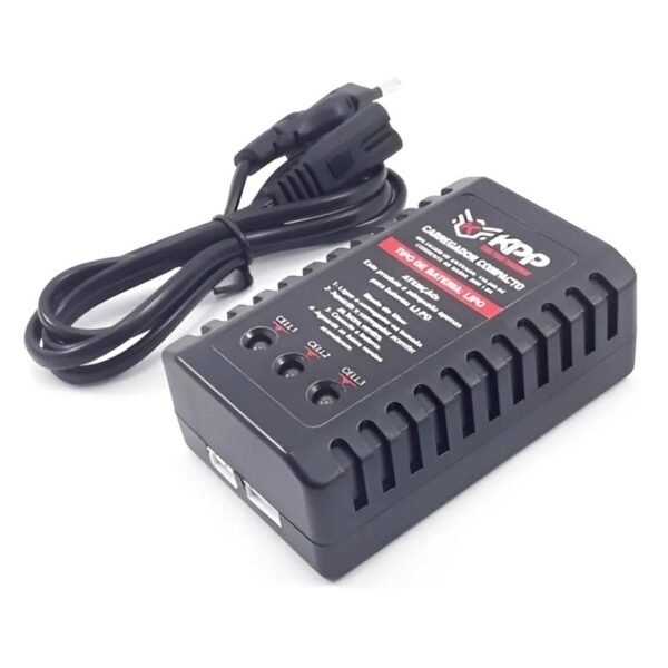 Carregador Compacto De Bateria Lipo Kpp 2s/3s Aeg Airsoft