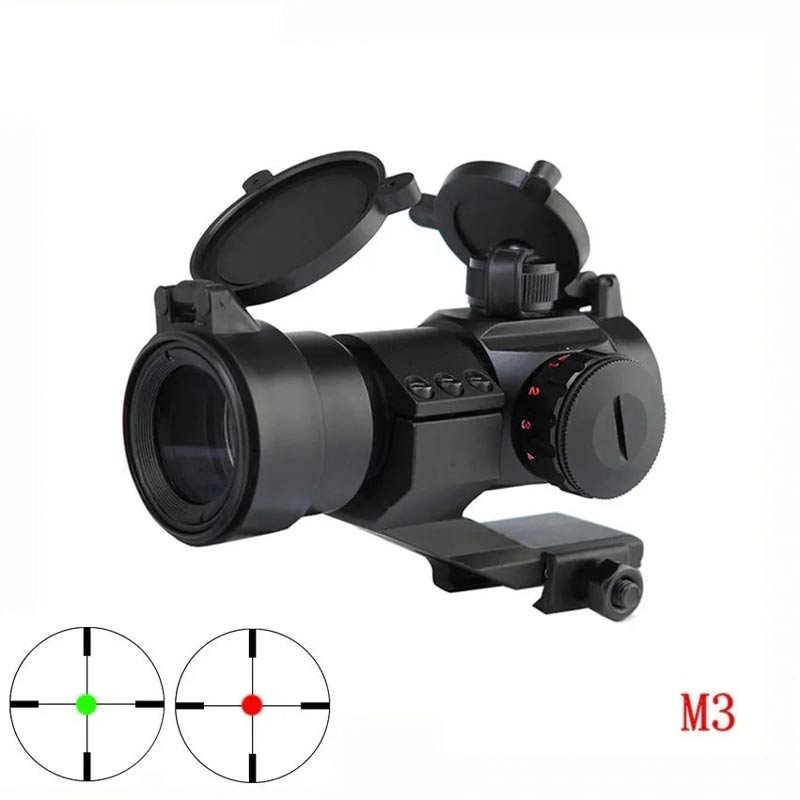 Red Dot Airsoft Scope Caça Colimador Visão M3 Rifle Reflex