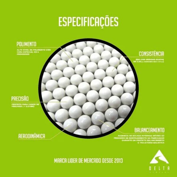 Bbs Bolinha Munição Airsoft Esfera Bio Attack Premium - Imagem 4