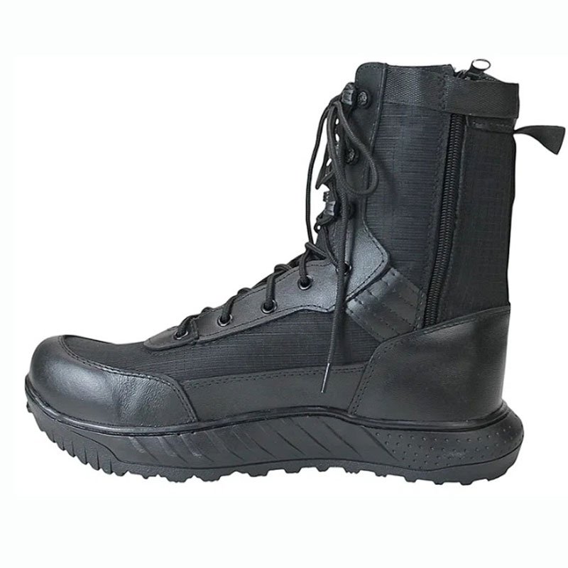 Bota Coturno Militar Tático Ligth Preto Zíper Conforto Acero - Imagem 2