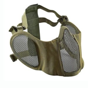Mascara De Airsoft Proteção Facial Orelha Metal