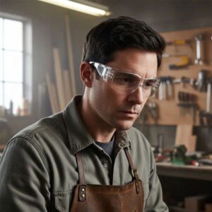 Óculos Segurança Leopardo Incolor Proteção Kalipso Epi