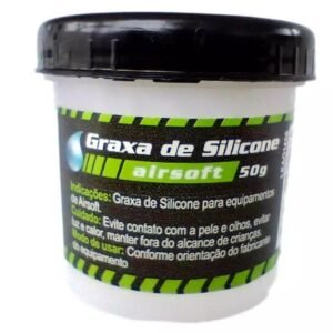 Graxa Silicone para Airsoft Pistola Rifle 50g - Leão