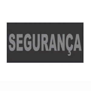 Emborrachado Para Costas Segurança Colete 19x10cm