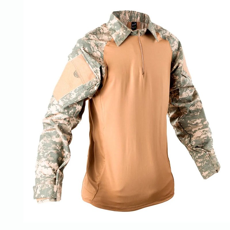 Camisa Combat Shirt Proteção Uv 50 Fox Boy Caqui/ Digital G