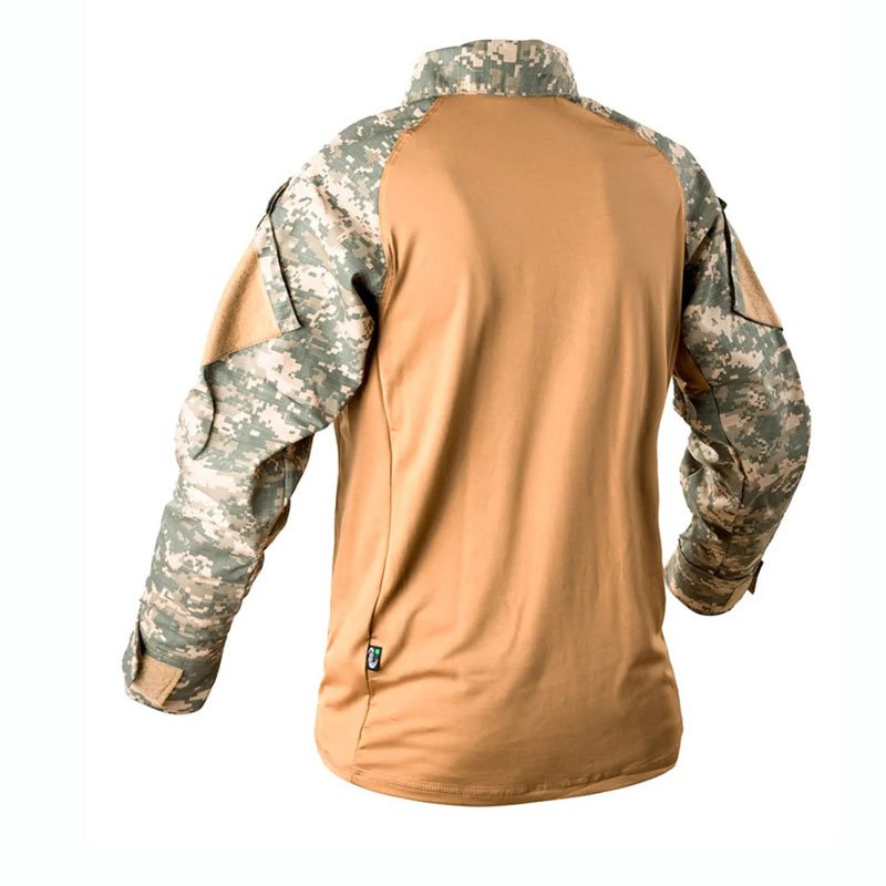 Camisa Combat Shirt Proteção Uv 50 Fox Boy Caqui/ Digital G - Imagem 4