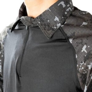 Camisa Combat Shirt Proteção Uv 50 Fox Boy Preto Digital G