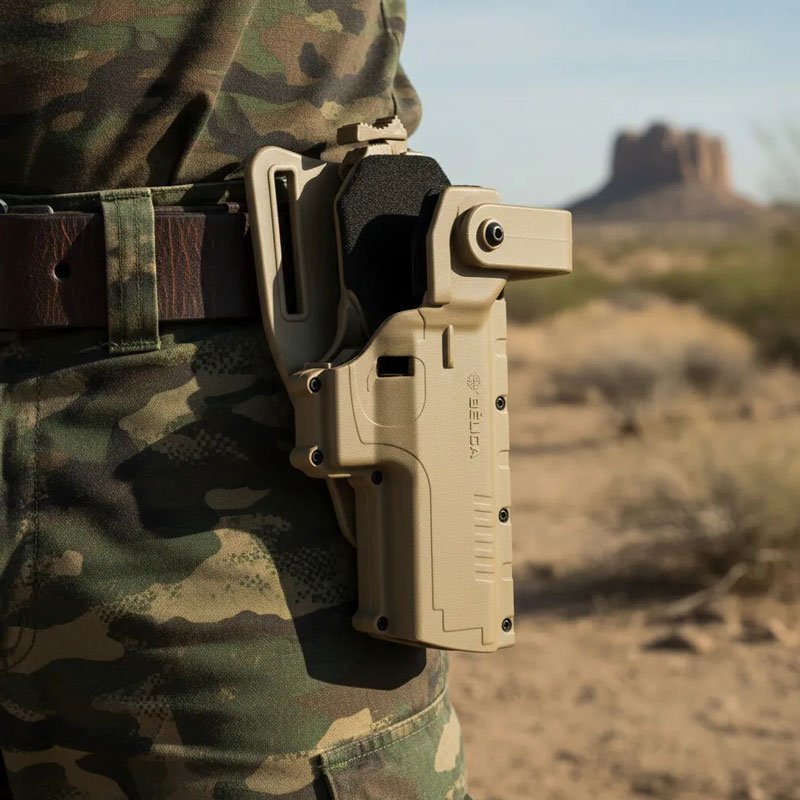 Coldre Pistola Hammer Pro1 Bélica Polimero Cintura Destro - Imagem 2