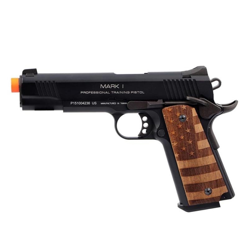 Pistola Airsoft Kwa Gbb Blowback Green Gas 1911 Mk1 Ptp