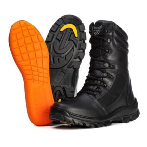 Bota Coturno Tático Militar Couro Smith