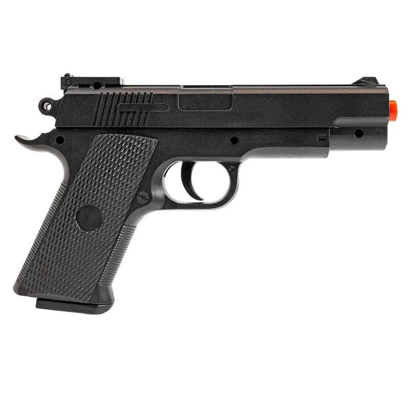 kit 3 Pistola Airsoft 1911 Short V92 Mola Spring 6mm - Imagem 2