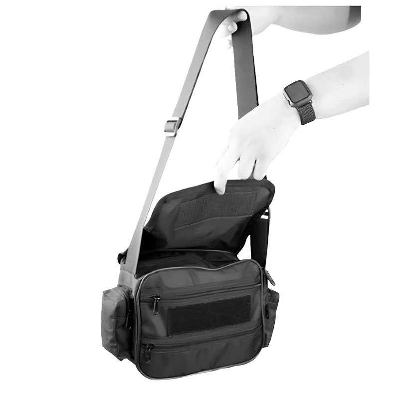 Bornal Embornal Fb450 Tático Bolsa Ombro Fox Boy 5 Bolsos