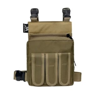 Bornal Perna 3 Bolso Mag Porta Magazine Tático