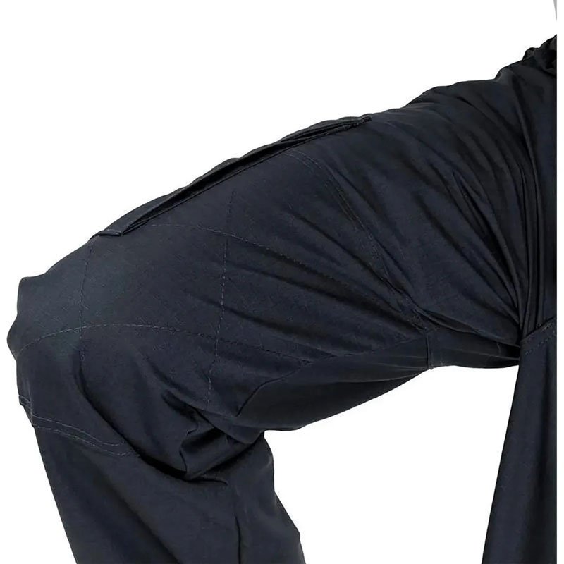Calça Tática Masculina Rip Stop Preta 6 Bolsos Segurança - Imagem 5
