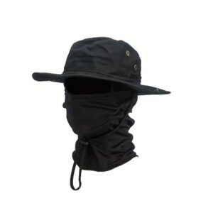 Kit Boonie Hat Tático Chapéu Com Aba E Balaclava Proteção