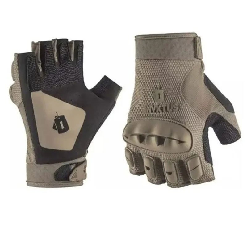 Luva Invictus Tática Militar Rocky Meio Dedo Proteção - Imagem 3