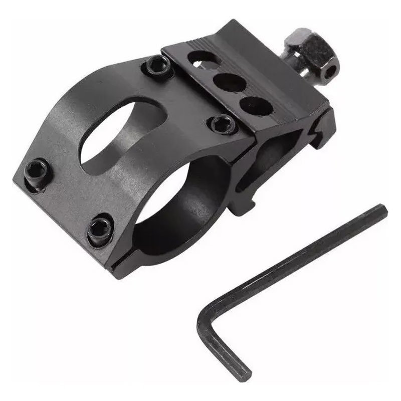 Mount Suporte Lateral Lanterna Tática 25mm Trilho 20 a 23mm