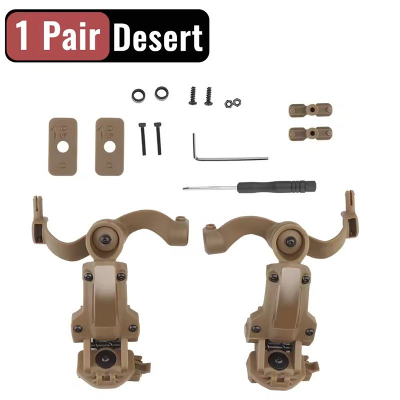 Suporte Capacete Fone Airsoft Militar Tático Verde