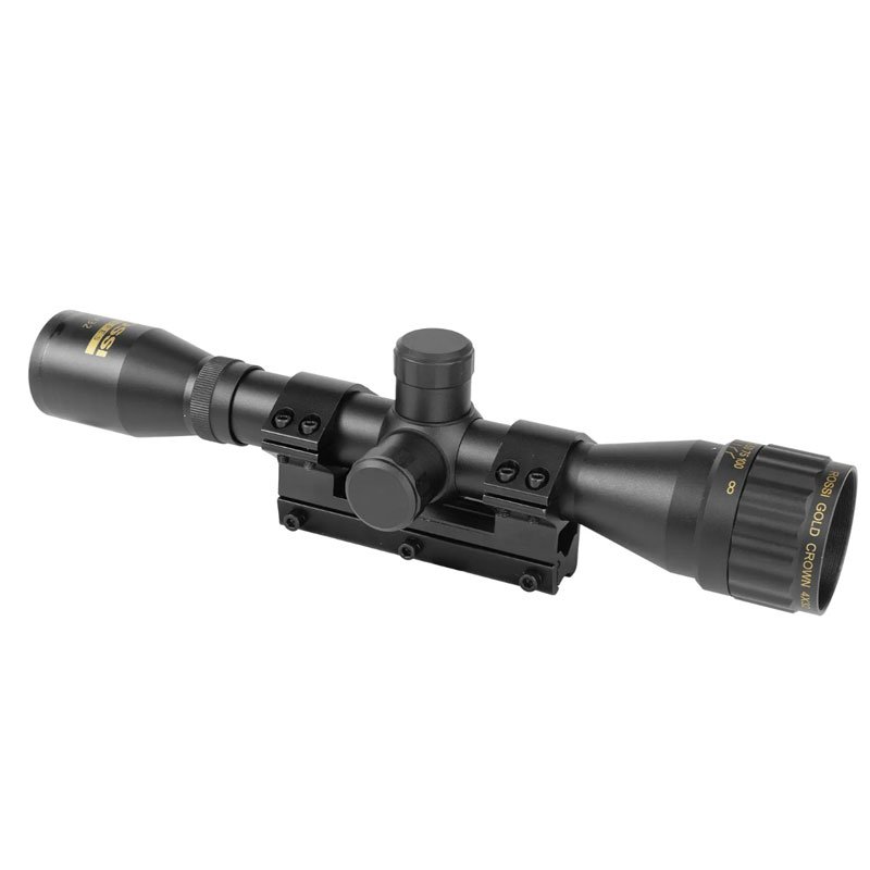 Luneta Rossi 4 x 32 Gold Crown c/ Mount Alto p/ 11 mm