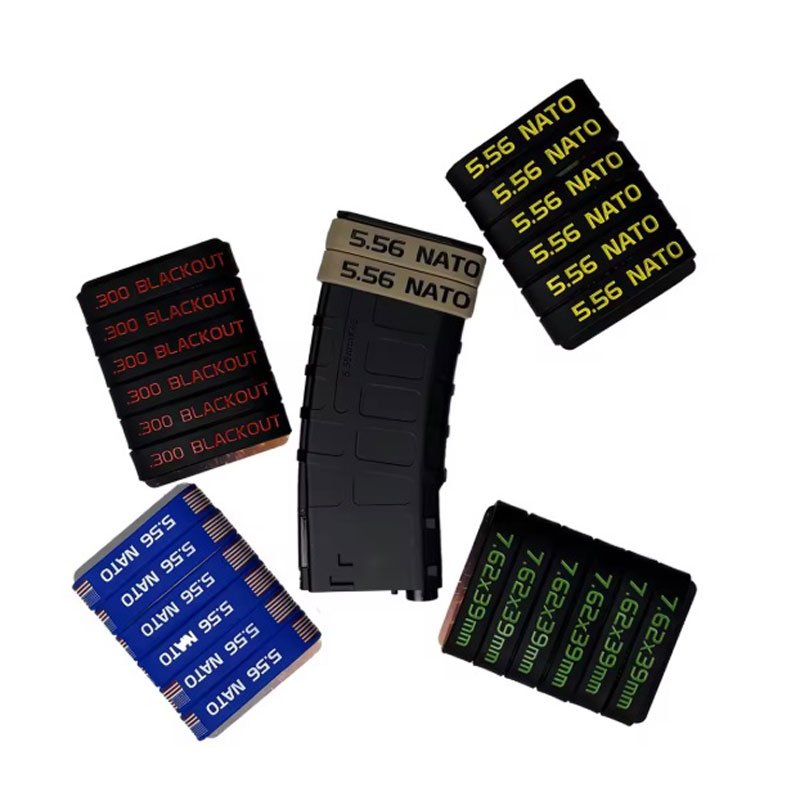 6x Faixa de Marcação de Magazine M4 Nato 5.56 - Imagem 3