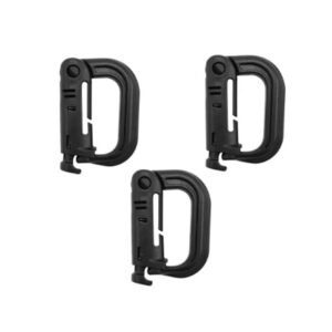 Mosquetão Anel Travamento Clipe Plástico Mochila Colete