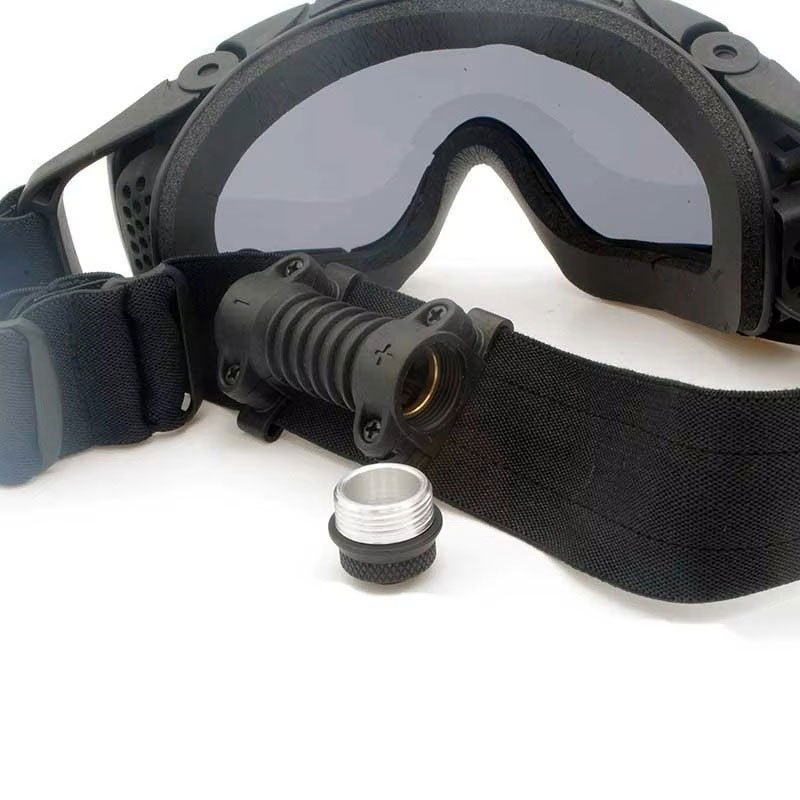 Óculos Cooler (micro Ventilador) Tático Não Embassa Preto - Imagem 3